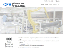 Tablet Screenshot of cleanroomfilm.com